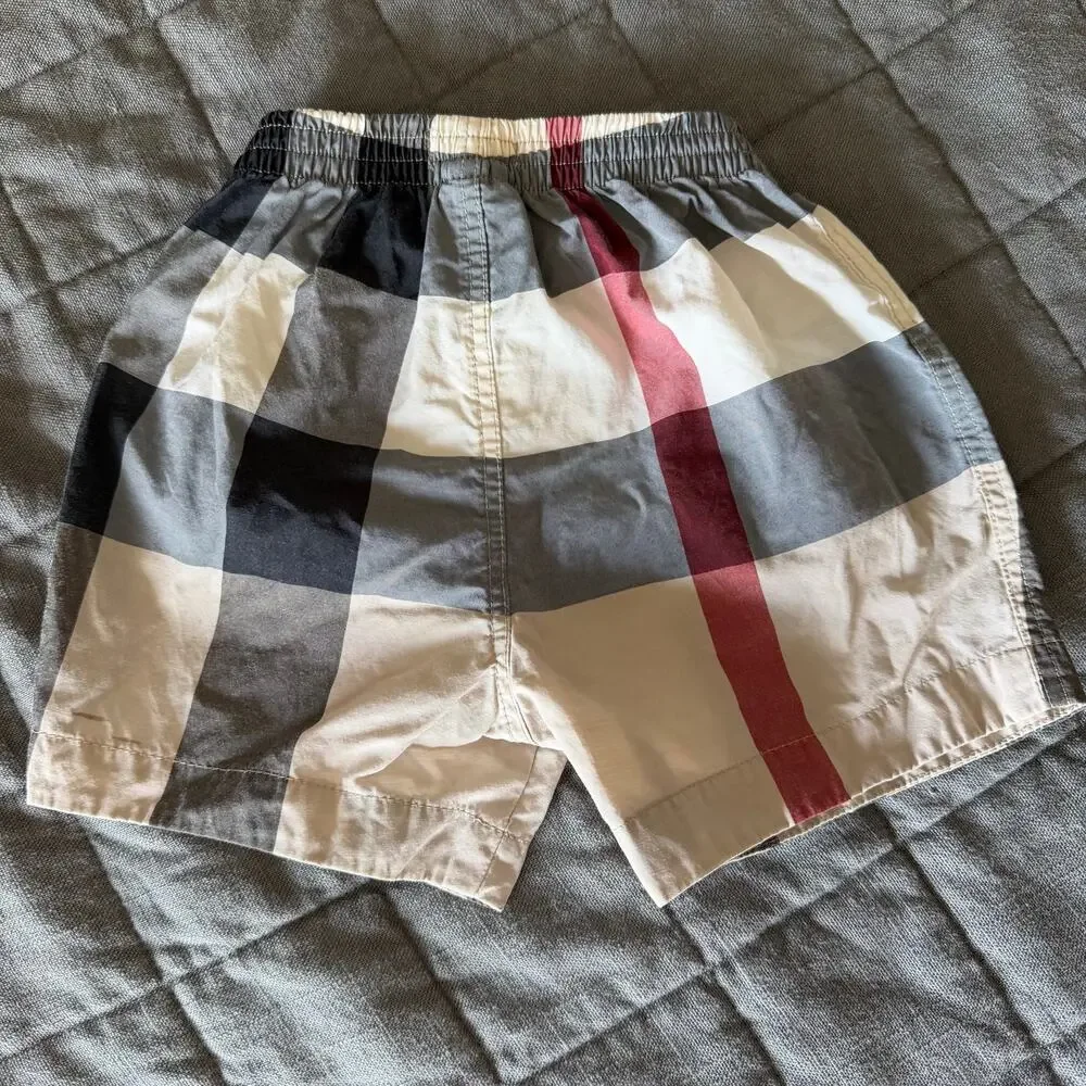 Burberry Authentic Kids Check Swim Shorts Trunks 6M